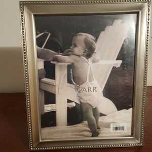 Carr Classic Silver Beaded Picture Frame